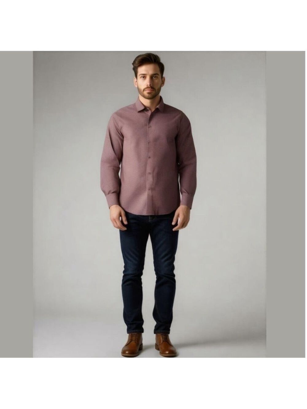 CALVIN Klein Men’s Dress Shirt Large